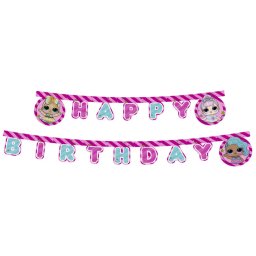 LOL Surprise Happy Birthday felirat FSC 2 méter Nr1
