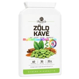Mannavita Zöld Kávé komplex o 60 db kapszula, 6-féle hatóanyaggal - Mannavita