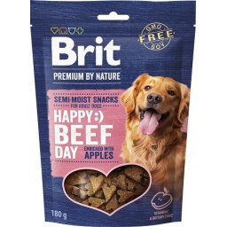 Brit Premium by Nature Dog Semi-moist Snacks Beef with Apples (3 x 180 g = 3 tasak) 540gr