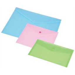 PANTA PLAST Irattartó tasak, A4, PP, patentos, 160 mikron, PANTA PLAST, pasztellzöld