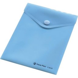 PANTA PLAST Irattartó tasak, A7, PP, patentos, 160 mikron, PANTA PLAST, pasztellkék