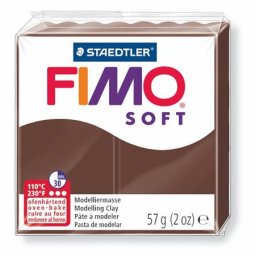 FIMO Gyurma, 57 g, égethető, FIMO "Soft", csokoládé