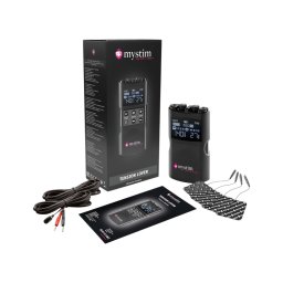 mystim Tension Lover 2 - digitális elektro szett (fekete)