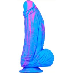 Prmium szilikon dild - 18 cm kk-rzsaszn sznben