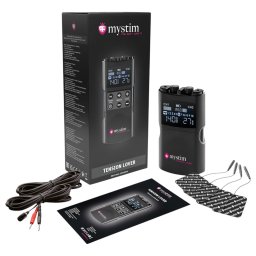 mystim Tension Lover 2 - digitlis elektro szett (fekete)