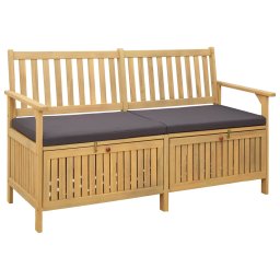 vidaXL Tárolópad 2 -Seater 148 x 63 x 84 cm Négyszögletes
