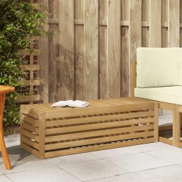 vidaXL Kültéri Szék Pad Fehér 115 x 43 x 37 cm Tömör Akácfa