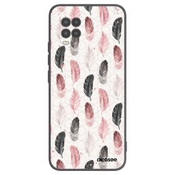 Fekete szilikon tok az alábbi mobiltelefonokra Xiaomi Mi 10 Lite - Feather 2