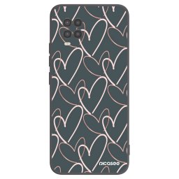 Fekete szilikon tok az alábbi mobiltelefonokra Xiaomi Mi 10 Lite - Lots of love