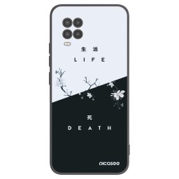 Fekete szilikon tok az alábbi mobiltelefonokra Xiaomi Mi 10 Lite - Life - Death