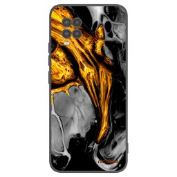 Fekete szilikon tok az alábbi mobiltelefonokra Xiaomi Mi 10 Lite - Black Gold
