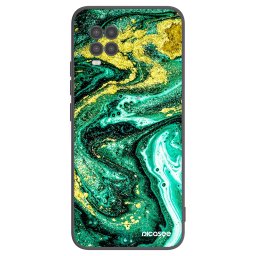 Fekete szilikon tok az alábbi mobiltelefonokra Xiaomi Mi 10 Lite - Green Gold