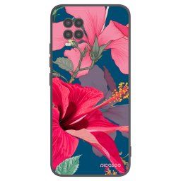 Fekete szilikon tok az alábbi mobiltelefonokra Xiaomi Mi 10 Lite - Hibiscus