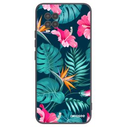 Fekete szilikon tok az alábbi mobiltelefonokra Xiaomi Mi 10 Lite - Pink Monstera