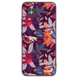 Fekete szilikon tok az alábbi mobiltelefonokra Xiaomi Mi 10 Lite - Purple Leaf
