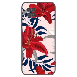 Fekete szilikon tok az alábbi mobiltelefonokra Xiaomi Mi 10 Lite - Red Lily