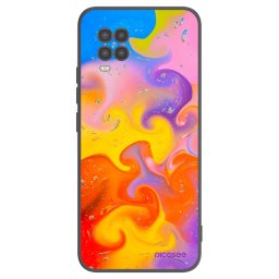 Fekete szilikon tok az alábbi mobiltelefonokra Xiaomi Mi 10 Lite - Bubbles