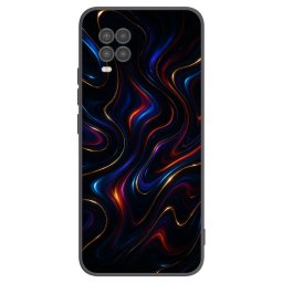Fekete szilikon tok az alábbi mobiltelefonokra Xiaomi Mi 10 Lite - Noir