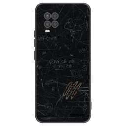 Fekete szilikon tok az alábbi mobiltelefonokra Xiaomi Mi 10 Lite - SCRATCH