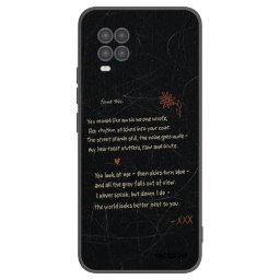 Fekete szilikon tok az alábbi mobiltelefonokra Xiaomi Mi 10 Lite - POET