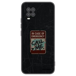 Fekete szilikon tok az alábbi mobiltelefonokra Xiaomi Mi 10 Lite - EMERGENCY