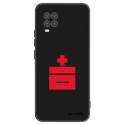 Fekete szilikon tok az alábbi mobiltelefonokra Xiaomi Mi 10 Lite - Le Plastenciaga