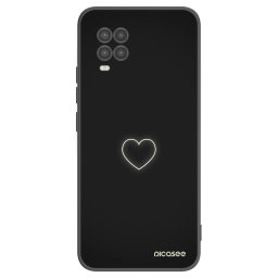 Fekete szilikon tok az alábbi mobiltelefonokra Xiaomi Mi 10 Lite - Heart