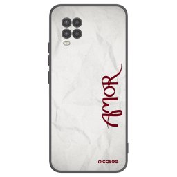 Fekete szilikon tok az alábbi mobiltelefonokra Xiaomi Mi 10 Lite - Amor