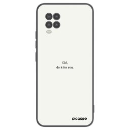 Fekete szilikon tok az alábbi mobiltelefonokra Xiaomi Mi 10 Lite - Girl, do it for you