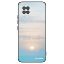 Fekete szilikon tok az alábbi mobiltelefonokra Xiaomi Mi 10 Lite - COLD SKIES