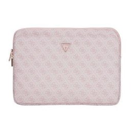 Guess PU 4G háromszög logós borító notebookhoz 14" rózsaszínű