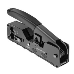 W-star krimpelő fogó RJ45 WS7018 Kompakt fogó Cat7, Cat6, Cat5, RJ45, RJ12, STP