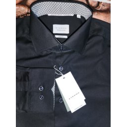 Eterna Meisterhaft 1863 slim fit fekete ing, 38