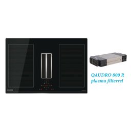 NODOR - NorCoock IS-N7220 BK indukciós főzőlap beépített elszívóval + plazma filter QUADRA 800 R