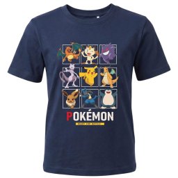 Pokémon Fun Squad Blue gyerek rövid póló, felső 4 év / 104 cm