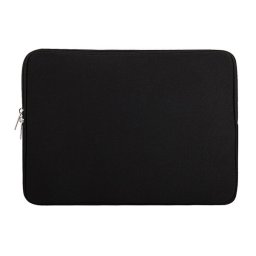 LAPTOP/NOTEBOOK tok (univerzális, 14" méret, 375x280x20mm, neoprén, plüss belső) FEKETE