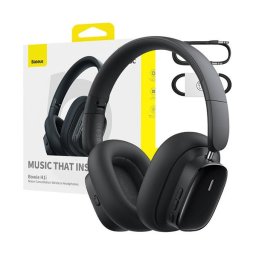 Baseus Bowie H1i bluetooth fejhallgató, aktív zajszűréssel ANC, fekete