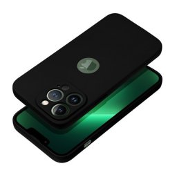 Forcell Soft Apple iPhone 15 szilikon tok, fekete