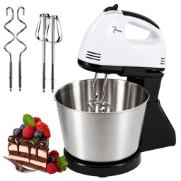 Konyhai rozsdamentes acél tálasmixer, 7 sebességfokozat 220V, RG