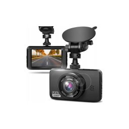 Autós eseményrögzítő kamera, Dash cam, HDR kijelzővel, GPS modullal