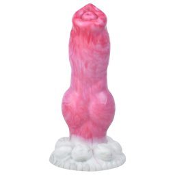 Animalorny Buldog - kutya pénisz dildó - 17 cm (pink)