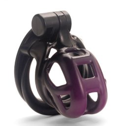 Purplock Cage ketrec 7x3,7 cm fekete-lila