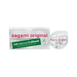 Sagami Original 0,02 - óvszer - 55 mm (12 db)