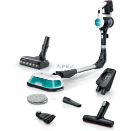 BOSCH BCS71HYG1 Vezeték nélküli porszívó és felmosó Unlimited 7 ProHygienic Aqua Fehér