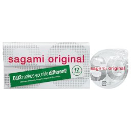 Sagami Original 0,02 - óvszer - 55 mm (12 db)