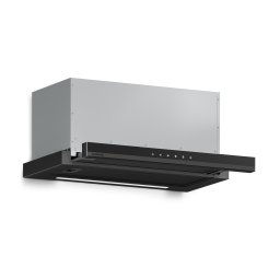 Klarstein Velaire kihúzható páraelszívó 60 cm | Elegáns, minimalista, erőteljes | EEC A++ | 896 m³/h (3003C 60cm Black)
