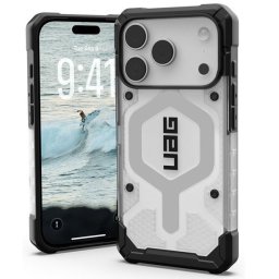 UAG Pathfinder Apple iPhone 17 Pro Clear MagSafe tok, Ice/Silver