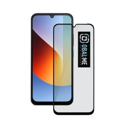 OBAL:ME 5D Xiaomi Redmi A7 Pro kijelzővédő üvegfólia, fekete