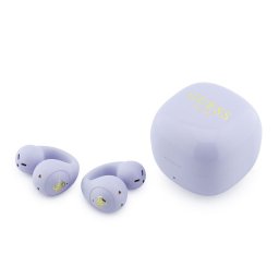 Guess Mini Classic Logo OWS vezeték nélküli bluetooth fülhallgató, lila