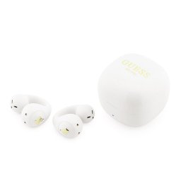 Guess Mini Classic Logo OWS vezeték nélküli bluetooth fülhallgató, fehér